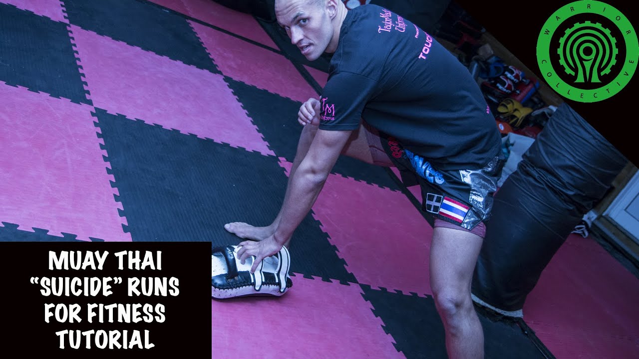 Muay Thai "Suicide" runs for Fitness Tutorial