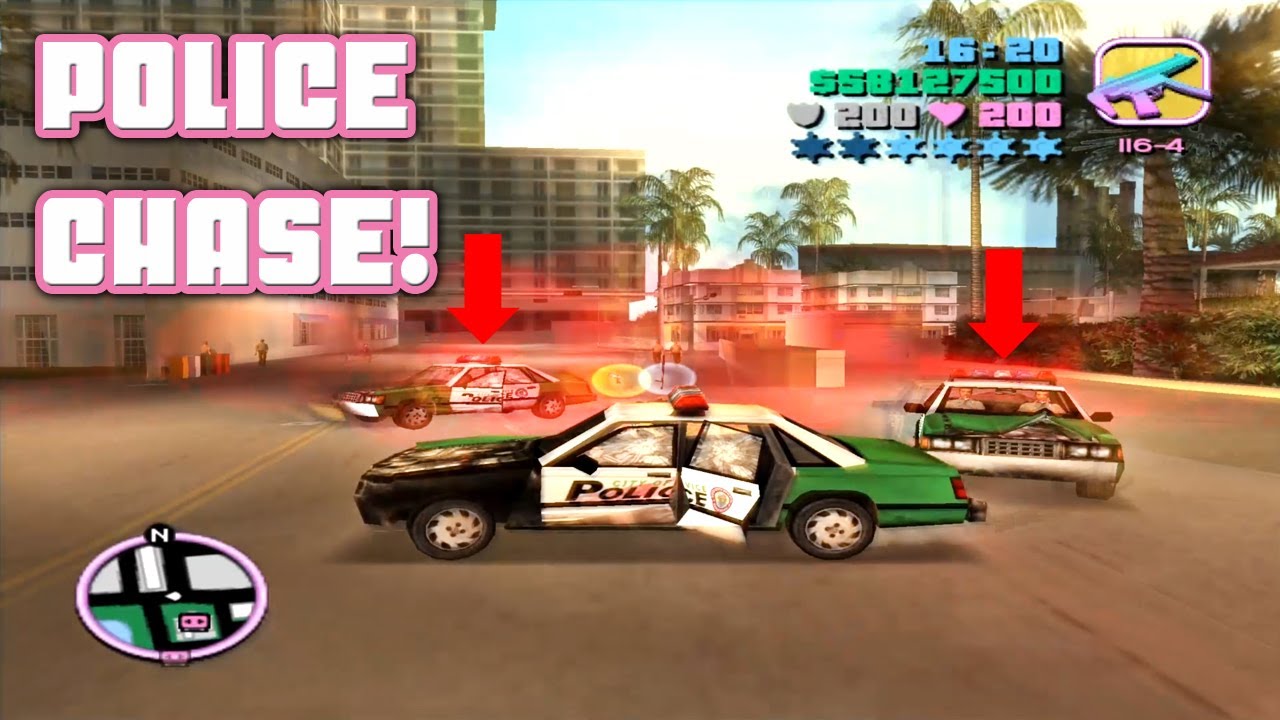 Police Chase Madness / GTA Vice City