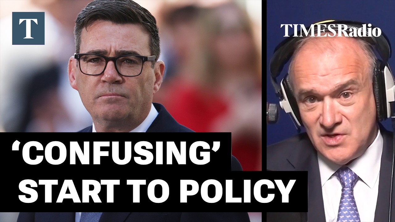 Burnham&rsquo;s First Major Policy &lsquo;Is Coming Apart At The Seams&rsquo; | Ed Davey