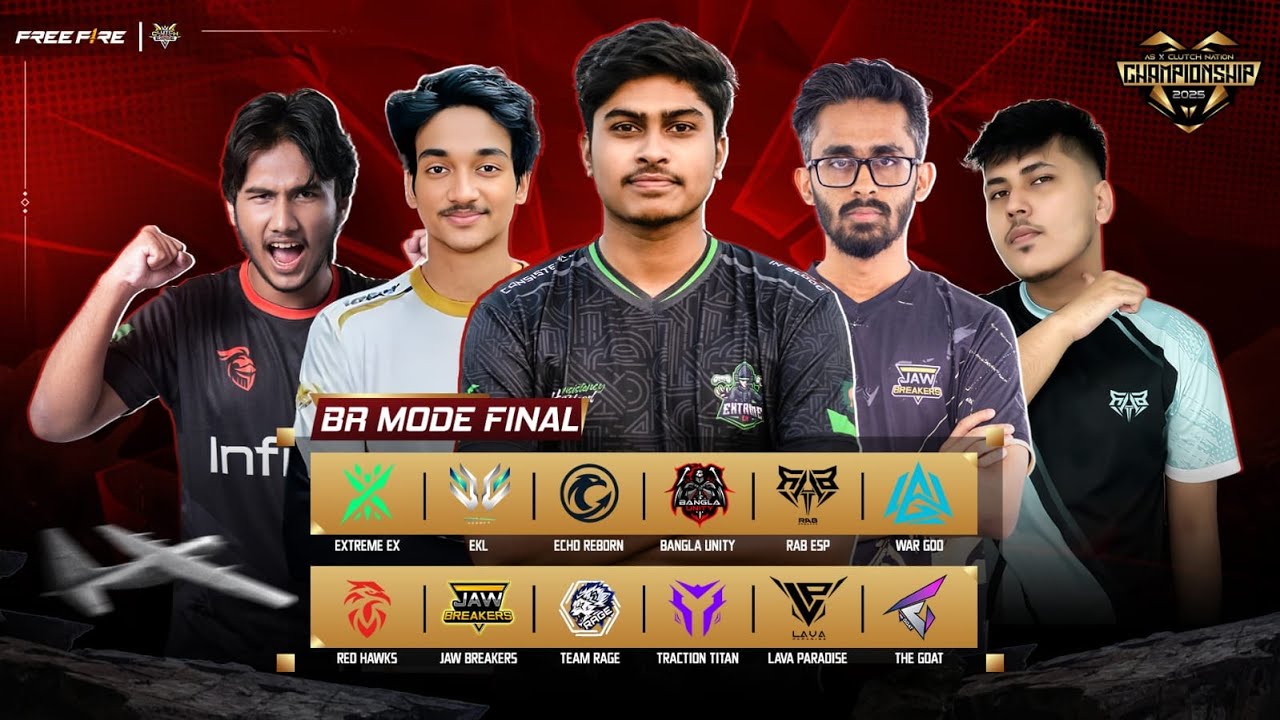 [🔴LIVE] CHAMPION RUSH 🔥 GRAND FINAL | AS X CLUTCH NATION CHAMP 2025 | Ft. @RedHawksOfficials