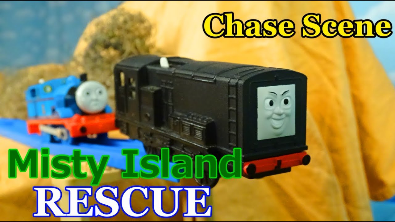 Tomy Trackmaster Misty Island Rescue Chase Scene