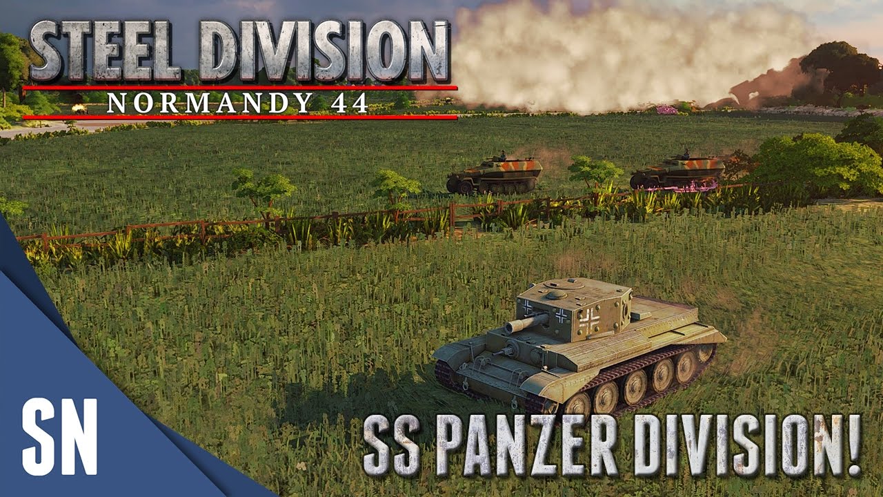 SS Panzer Division! - Steel Division: Normandy 44 Gameplay #1