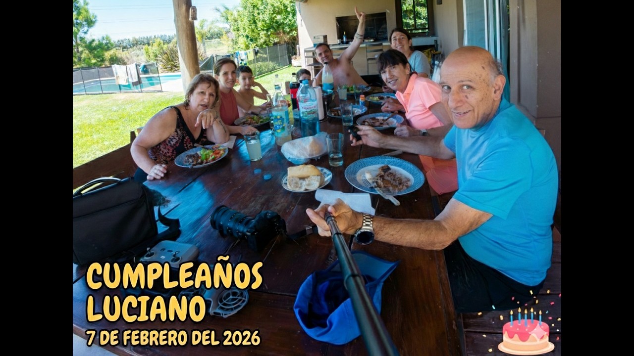 2026 02 07, Cumple de Luciano festejando en Benavidez