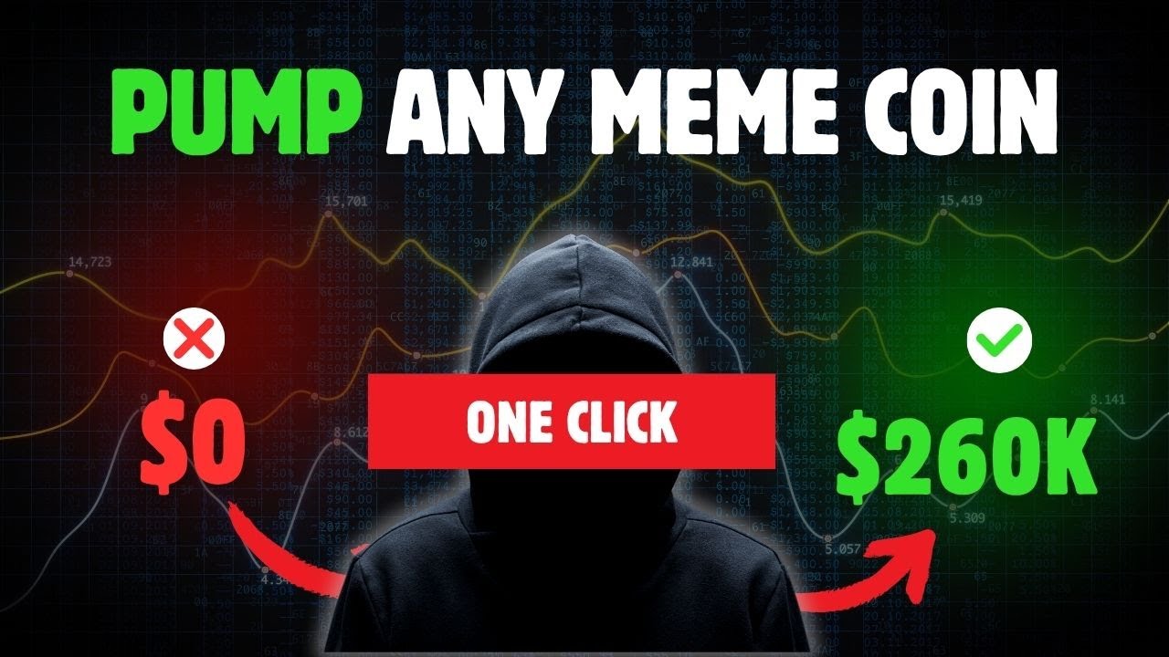 This pumps ANY meme coin with ONE click (Insane volume Pump Fun)