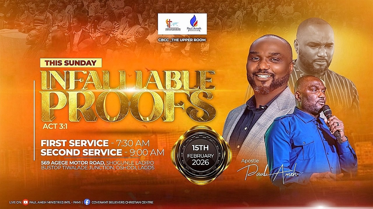 INFALLIBLEPROOFS || SUNDAY  (SECOND SERVICE) WITH APOSTLE PAUL AMEH (15TH FEBRUARY 2026)