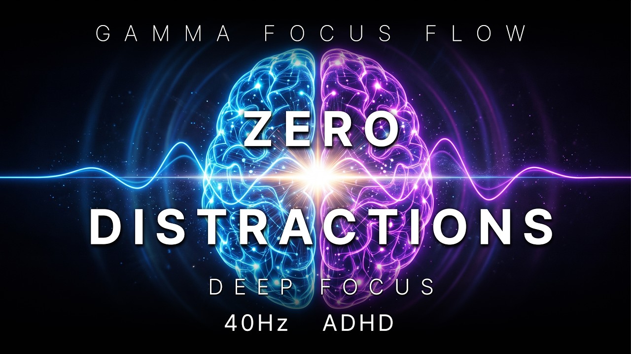 Locked In Mode &mdash; 40Hz Gamma Waves for Deep Work 90-minute