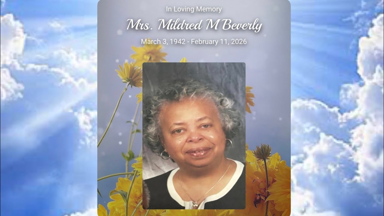 One Final Farewell Ride for Mrs. Mildred M. Beverly