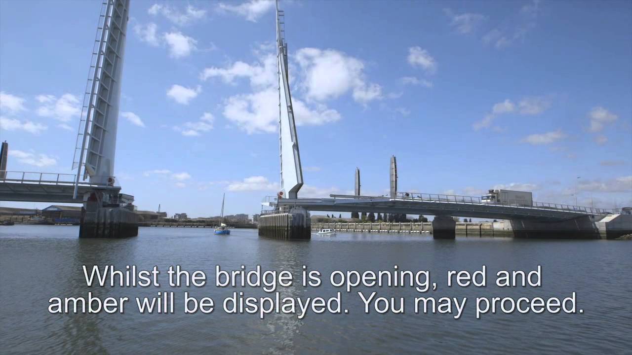 Passing Through Poole Lifting Bridges
