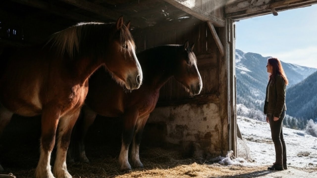 She Thought the Farm Was Empty, Until She Heard Hooves in the Night.