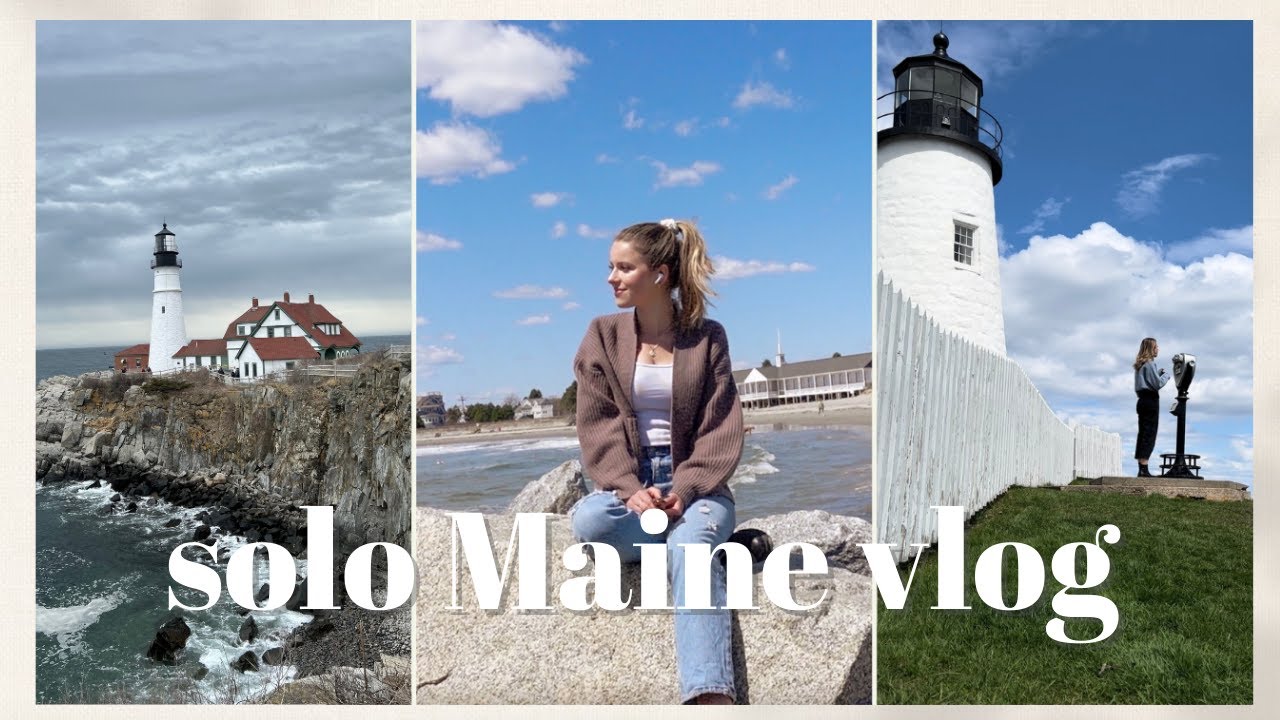 VLOG: Одиночное путешествие в Мэн | Кеннебанкпорт, Портленд + Портсмут, Нью-Гэмпшир. (Первое путе...