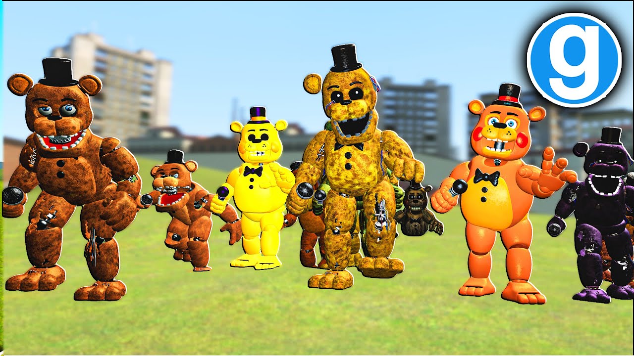 Какой FNAF Freddy Nextbot САМЫЙ СИЛЬНЫЙ в Garry's Mod?