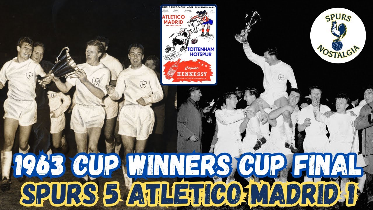 1963 European Cup Winners Cup Final - Spurs 5 Atletico Madrid 1 #spursfans #coys #spurs