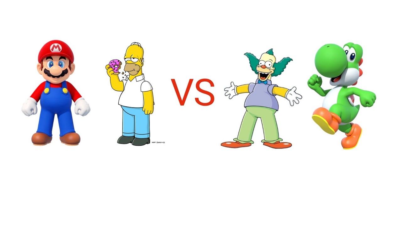 mugen Homer Simpson/Mario vs krusty the clown/yoshi