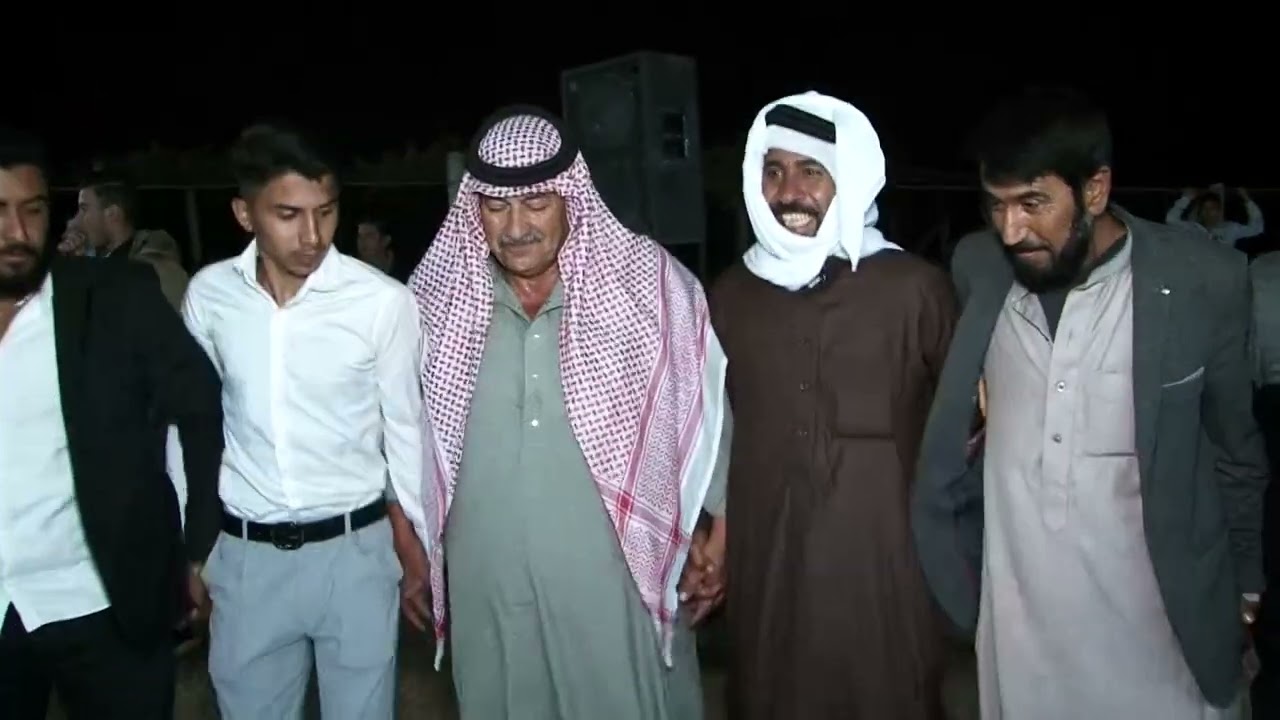 العريس عبدالرحمن حسين الهزاع صطفوابوالفوز حفلة قرية رسم عبود جزء 2