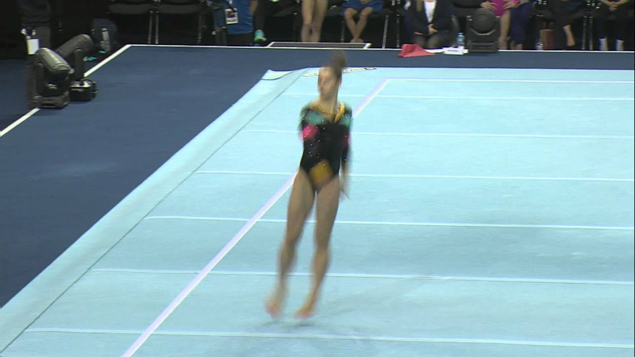 Catherine Lyons - GOLD - Floor - 2015 British Gymnastics Championships - Junior Apparatus Finals