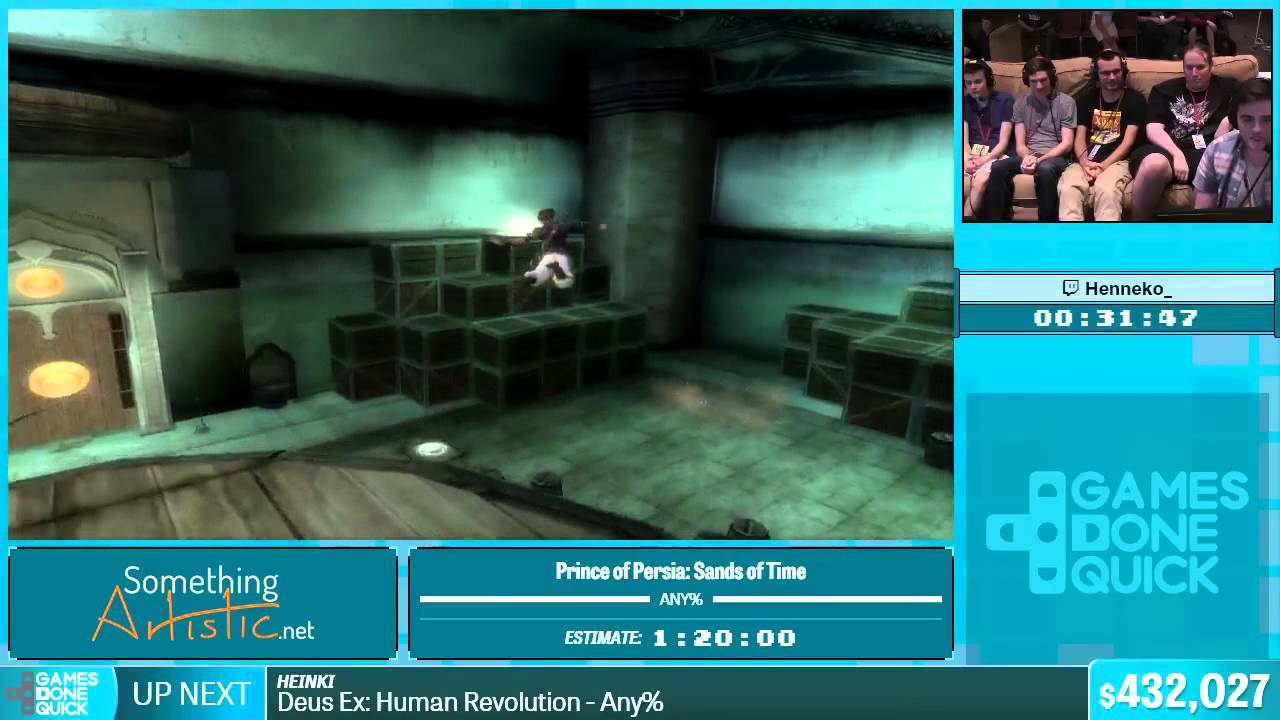 Prince of Persia: Sands of Time by Henneko_ in 1:36:28 - Summer Games Done Quick 2015 - Part 85