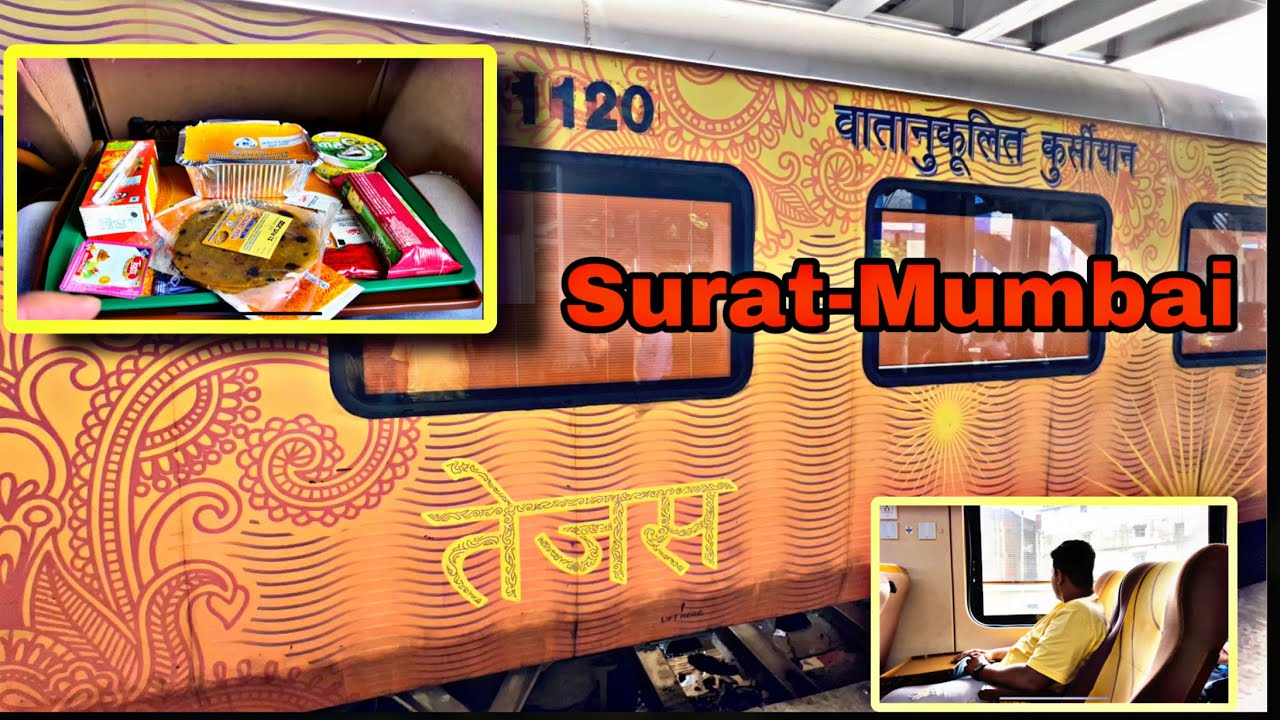 Tejas express  Surat Mumbai Tejas Express best experience #tejasexpress