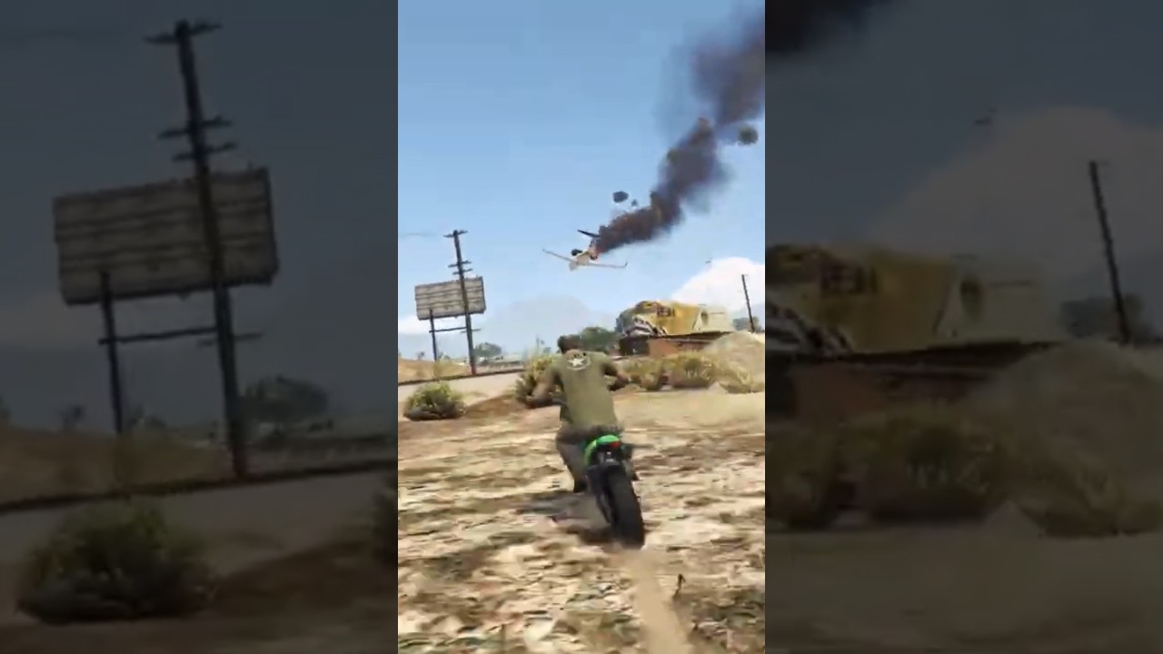 Racing a CRASHING Jet on a Dirt Bike! 🏍️✈️ 