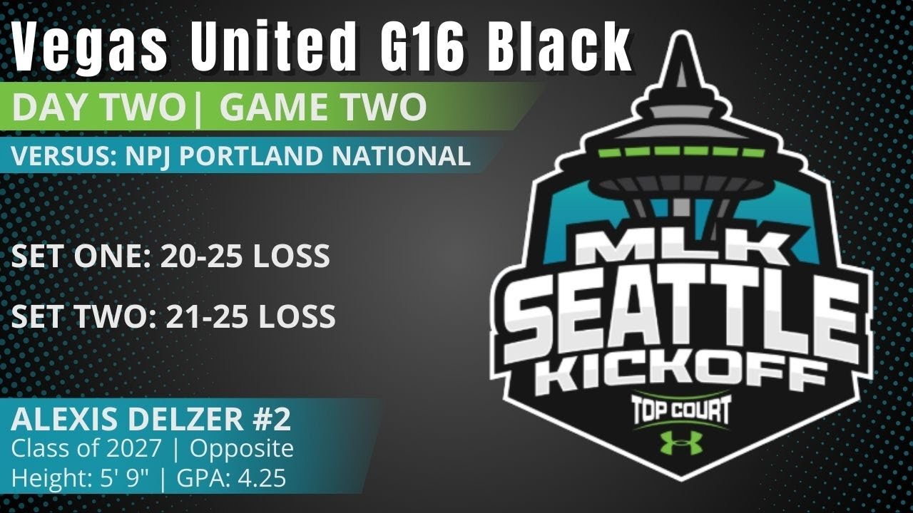 MLK Seattle Kickoff: VUVC G16 Black VS NPJ Portland National