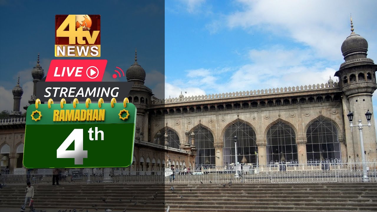 Namaz-e-Taraweeh Live From Mecca Masjid Hyderabad | Day 04 | 2025