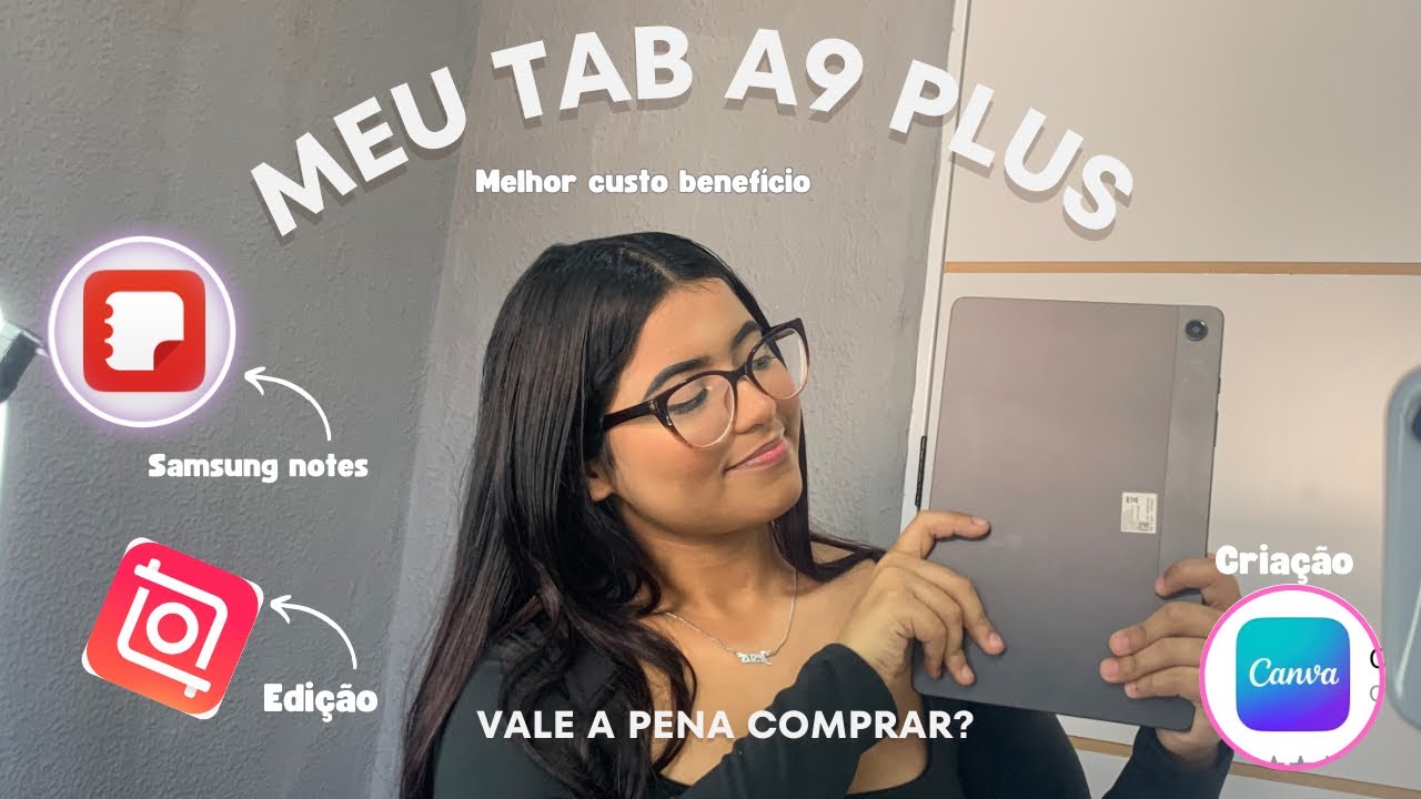 Minha experiência com o Tablet A9 |Samsung notes,Ponto positivos e negativos + app de edição.TUDO!!