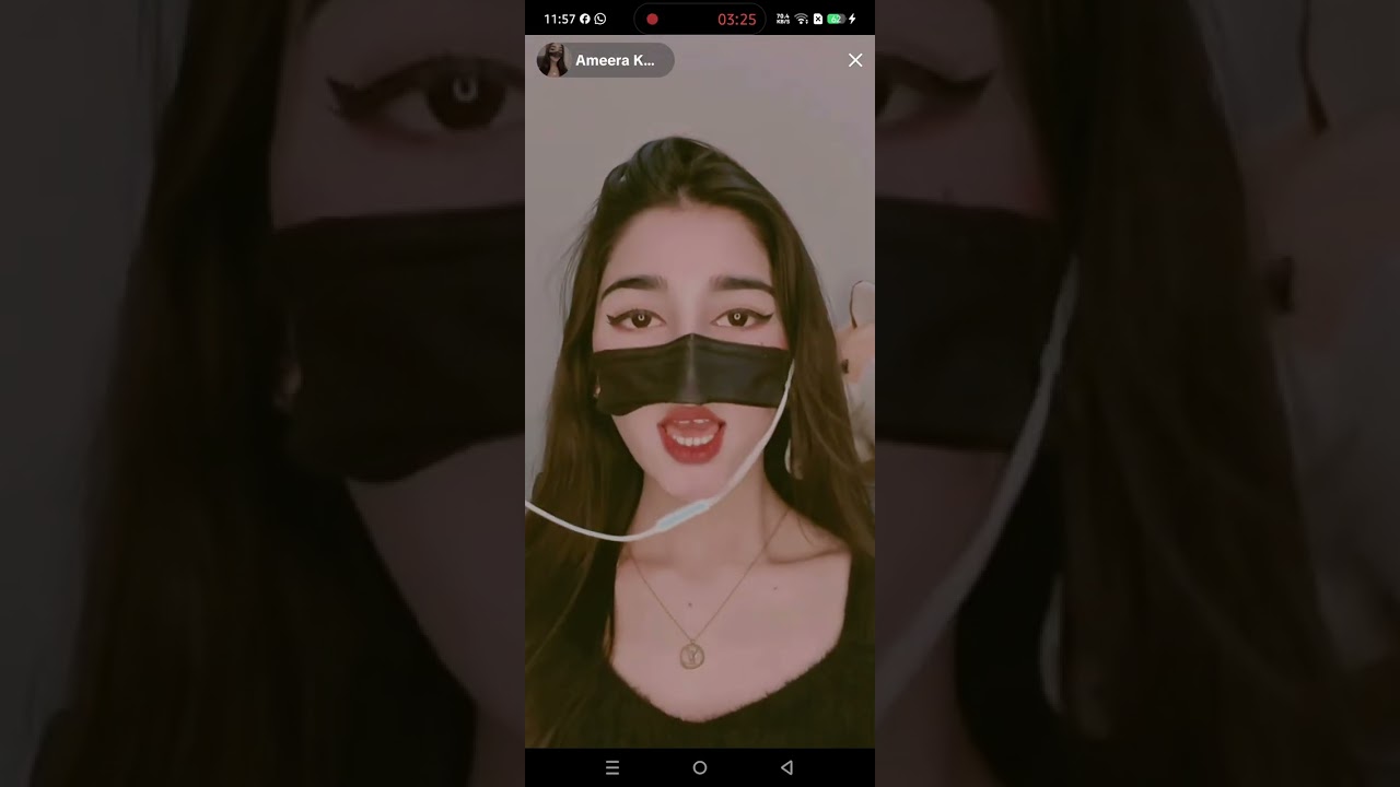 Ameera khan hot saksi girl tiktok live dance @fizanoor123 