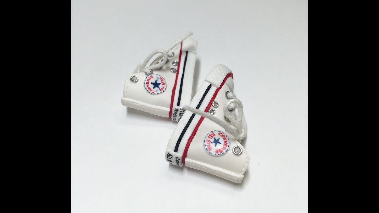 Making Miniature Converse Shoes With Polymer Clay(폴리머클레이로 미니어쳐 컨버스 운동화 만들기)