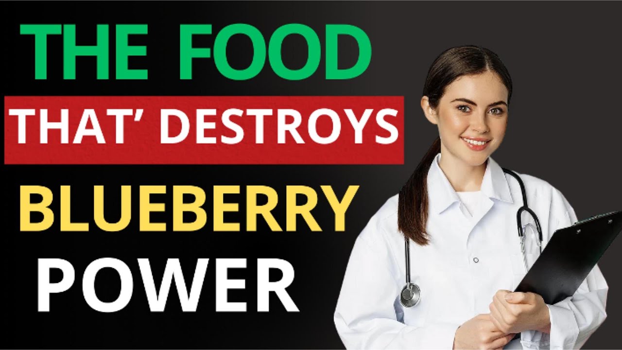 The Food That Destroys Blueberry Power   | Health After 60 Tips for Seniors