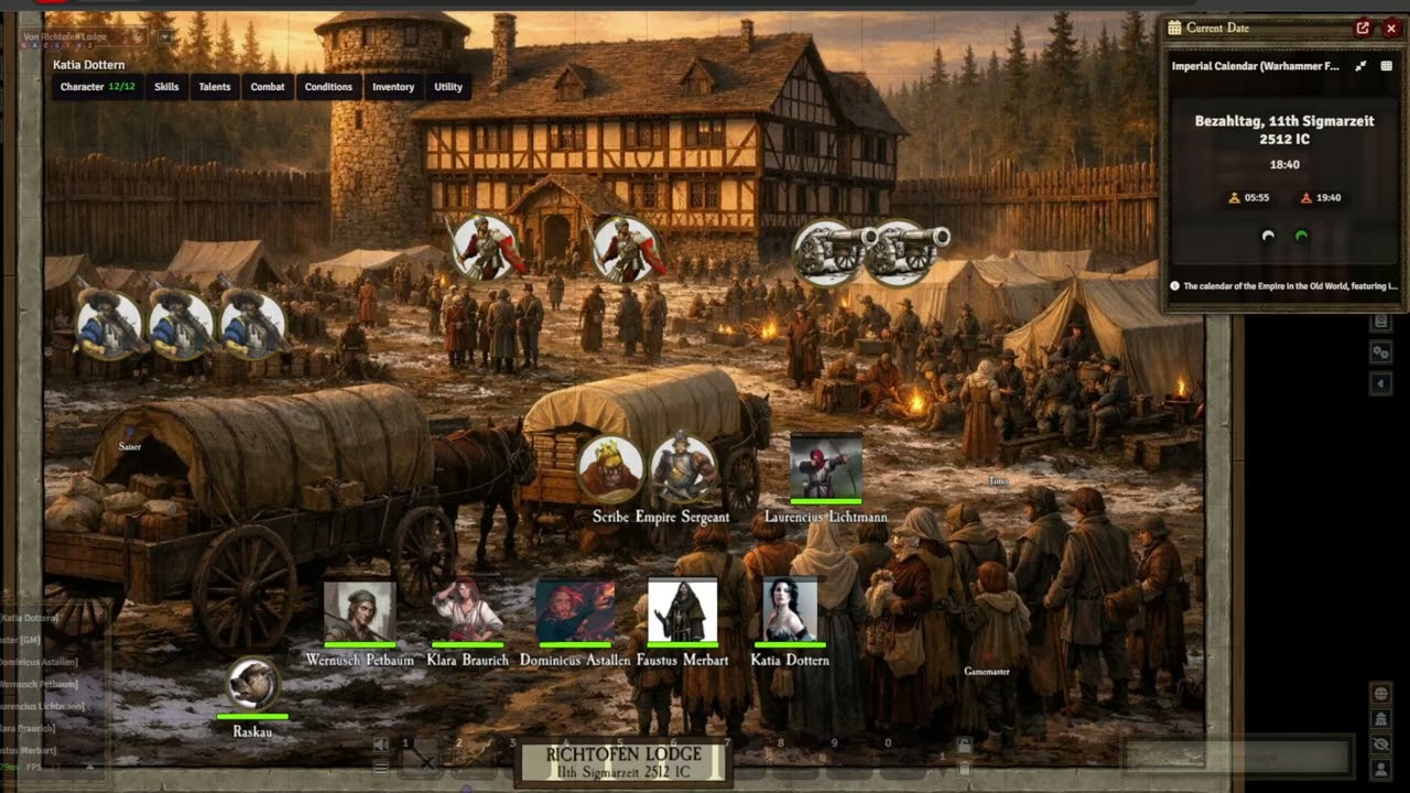 Warhammer Fantasy session 1. Welcome to Reikland (Part 3/11)