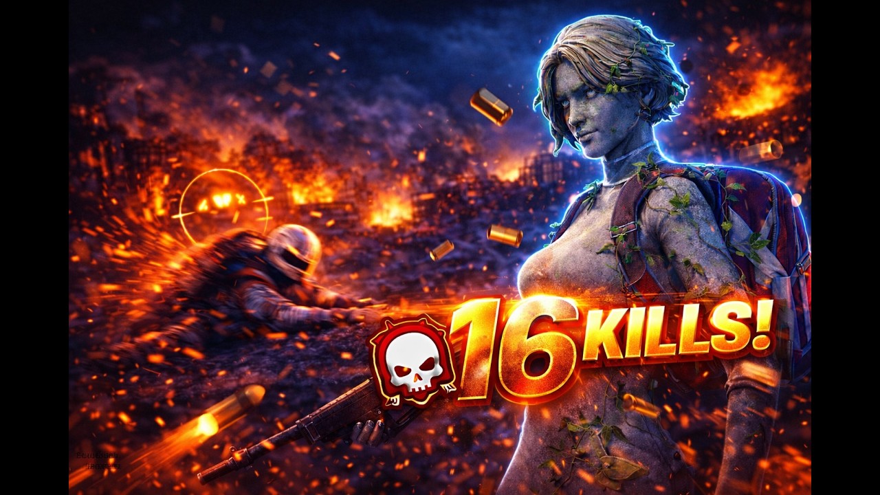 “I DESTROYED THE LOBBY 😈 | 16 KILLS DOMINATION | BGMI”