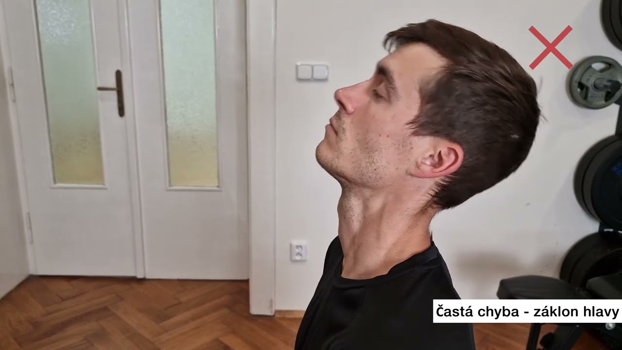 Nejlepší rehabilitační cviky na krční páteř.