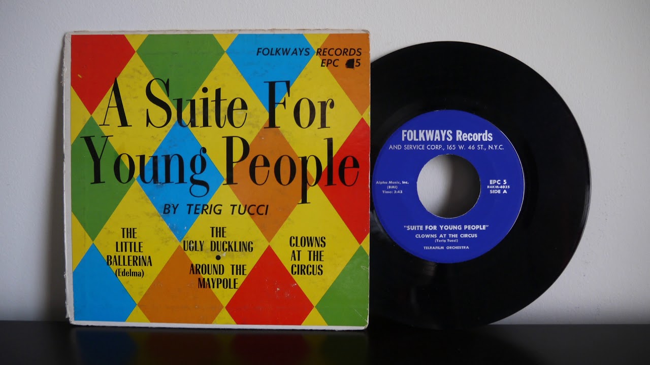 Terig Tucci, Telrafilm Orchestra &lrm;&ndash; A Suite For Young People (195?) Folkways Records EPC 4/5 Moden