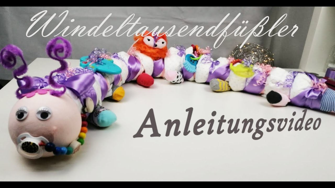 How to Make a Diaper Cake | Windeltorte | Giftidea | Bastelanleitung | Diapercake | DIY