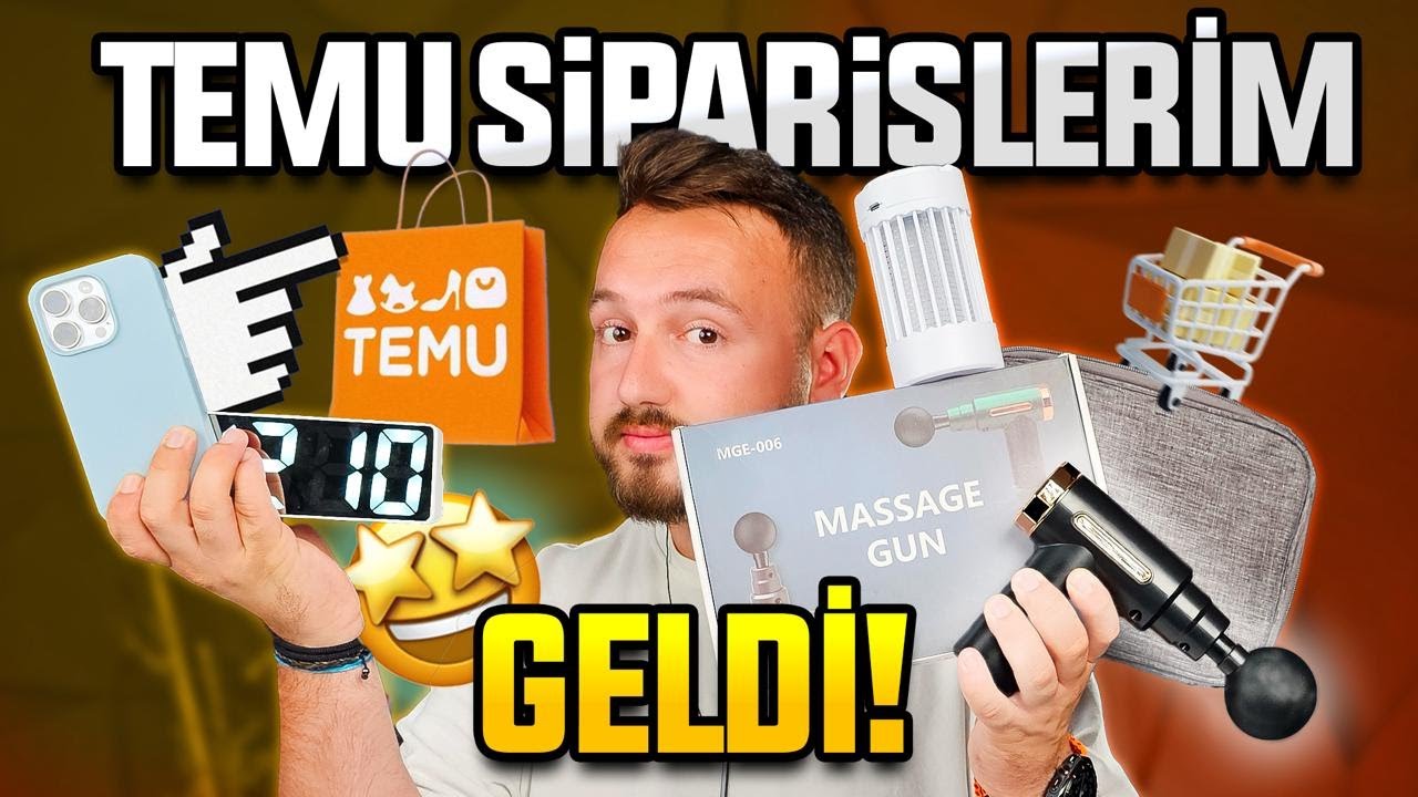 Temu'dan siparişler geldi! - İzlemeden almayın!