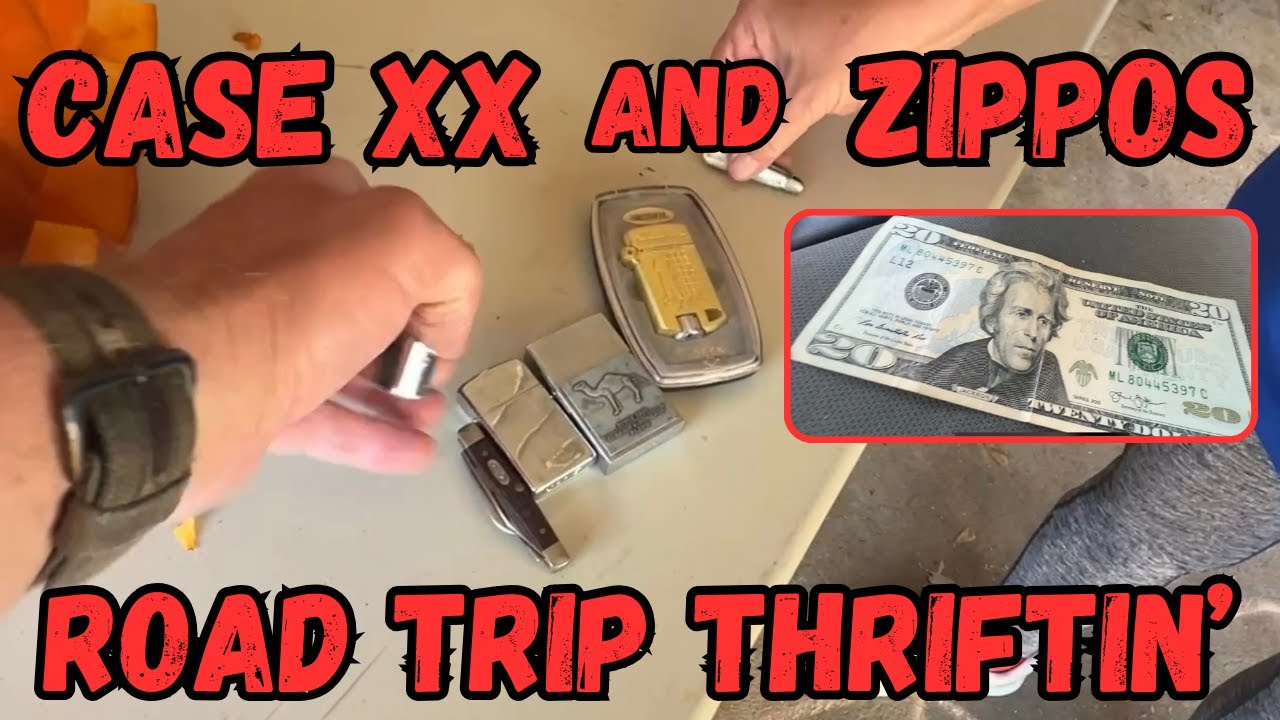 Road Trip Thriftin': Scoring Sweet Deals - Case XX Knives and Zippos on Facebook Marketplace!