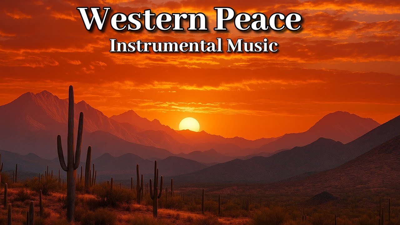 Warm Western Sunset &mdash; Soothing Guitar and Whistle Music | 1 Hour