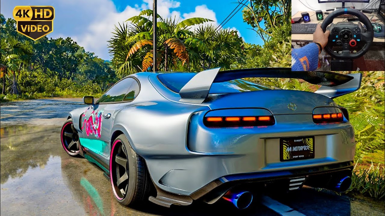 Toyota Supra | The Crew motorfest 2 | Steering wheel and hand shifter Gameplay 