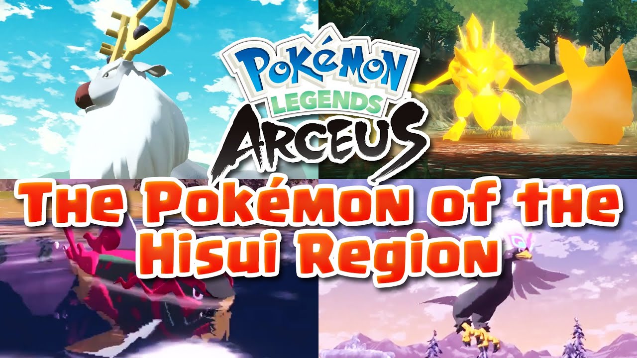 Pok&eacute;mon Legends Arceus- The Pokemon of the Hisui Region