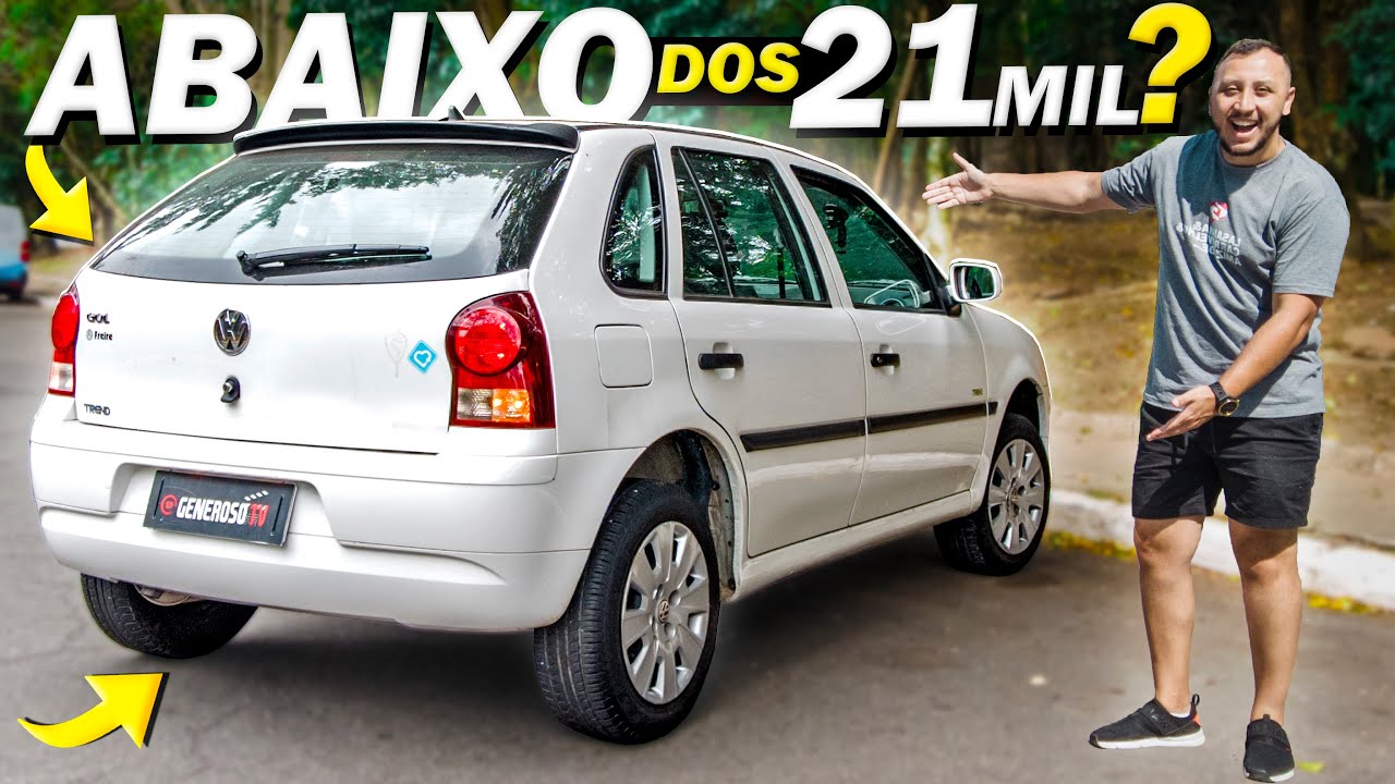 UM CARRO SUPER BARATO que QUALQUER UM PODE MANTER 😱 VOLKSWAGEN GOL