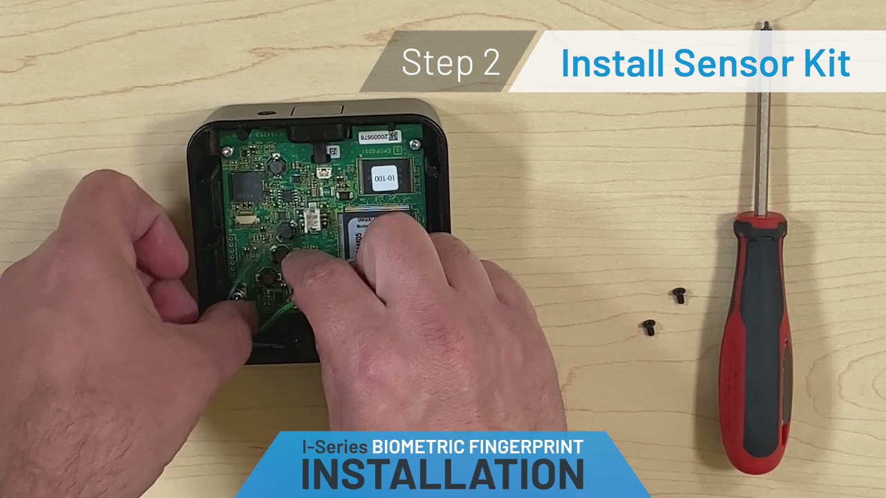 I-Series Biometric Installation