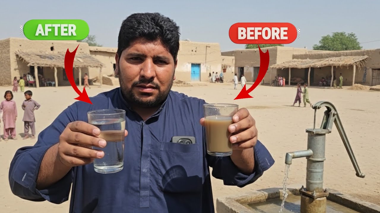 First Time Drinking Clean Water😭We have installed an RO plant in a poor village| Free shoes for kids