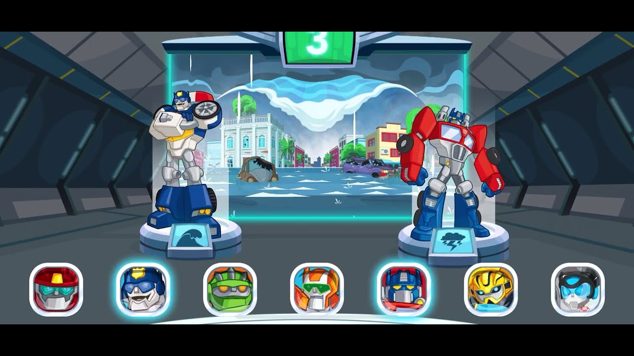 Transformers Rescue Bots: Carrera heroica! #433 🤖 Destruir al rey Morbot!