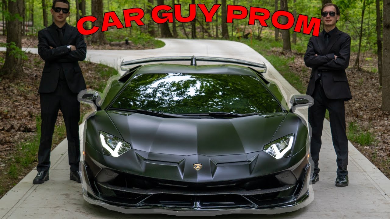 taking a SUPER CAR to PROM (PROM AS A CAR GUY)