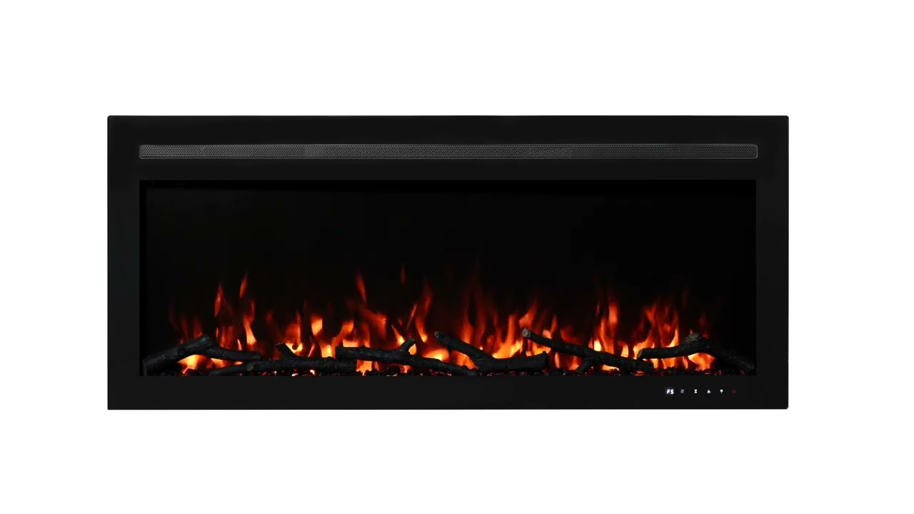 Moda Living Provence Series Electric Fireplaces Flame Video