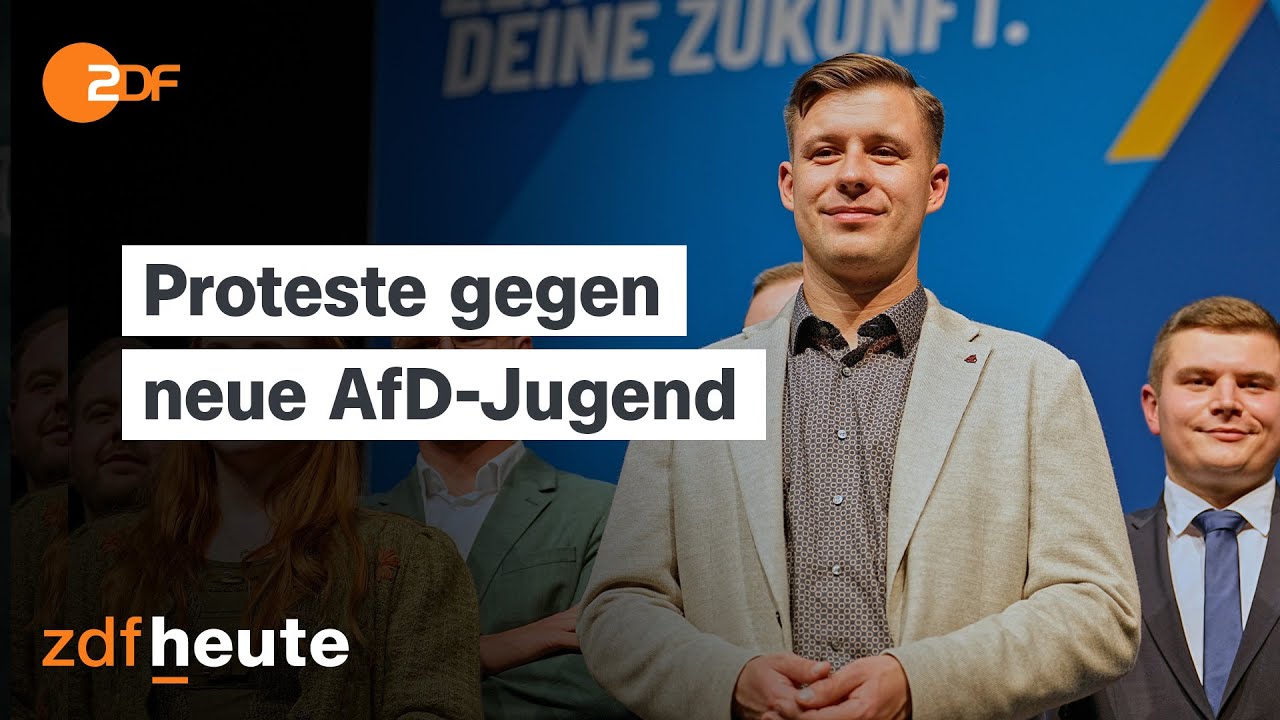 Neue Afd-Jugend - gem&auml;&szlig;igter Nachwuchs? | heute journal