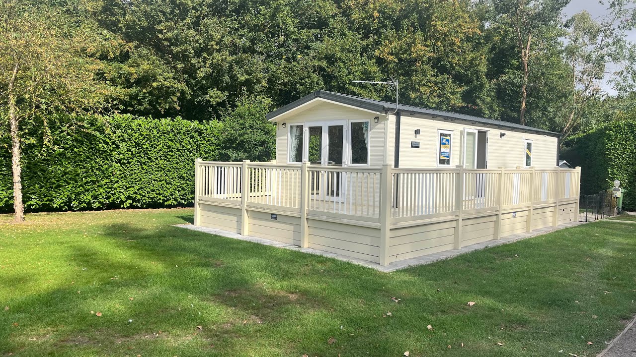 Tour this fantastic 35x12ft 2-Bedroom Static Caravan Sited With Decking & Shed on a 12-Month Park! 