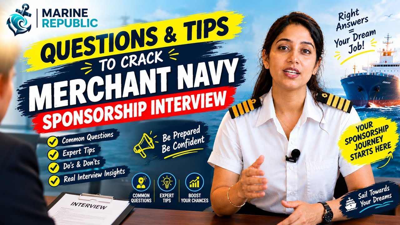 Deck Cadet & Marine Engineer Interview in Merchant Navy  : Questions & Tips