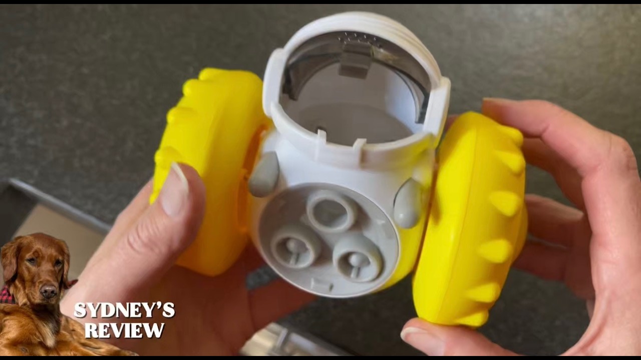 Interactive Dog Toy and Treat Dispenser on Wheels!