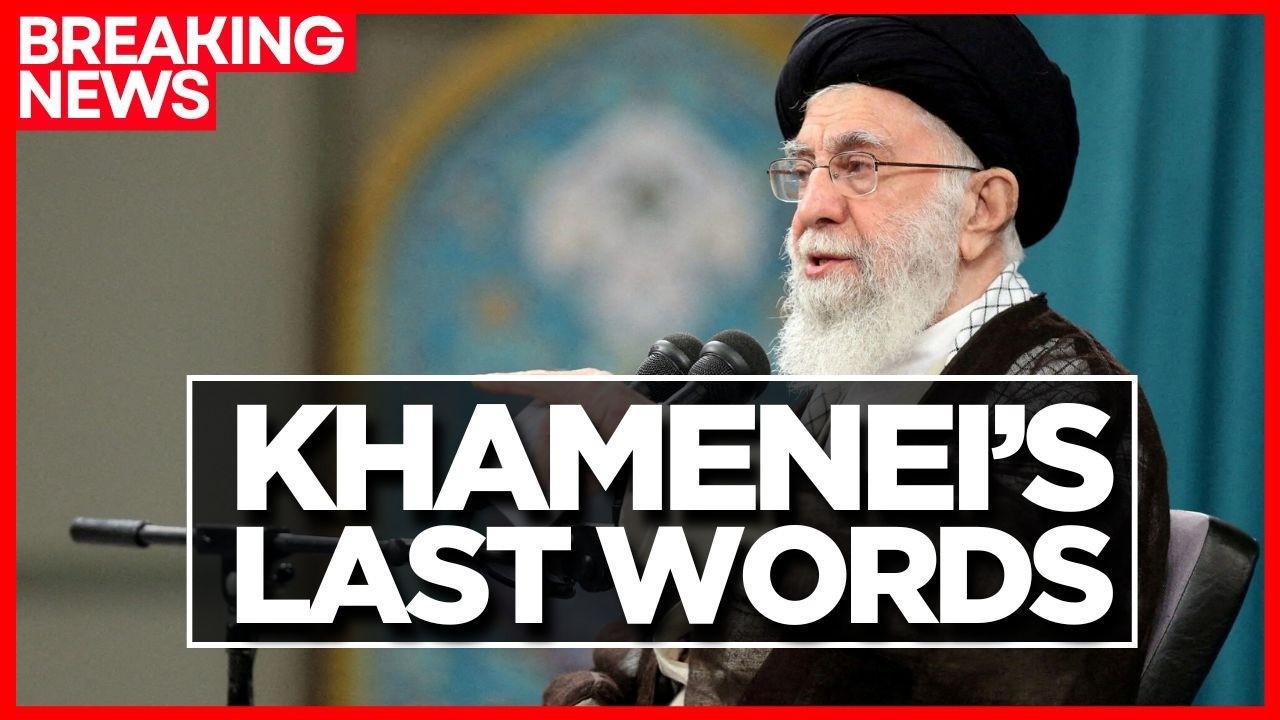 KHAMENEI'S FINAL WARNING LIVE |Did Khamenei Know? Decoding His Final Speech Before Death| World News