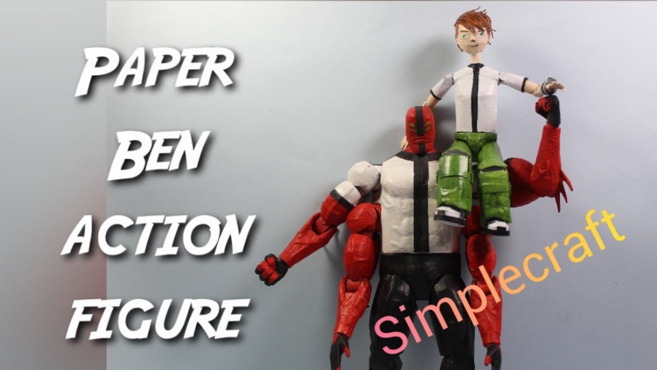Ben paper action figure|Ben 10|Simplecraft| #tdsimplecraftt #ben10